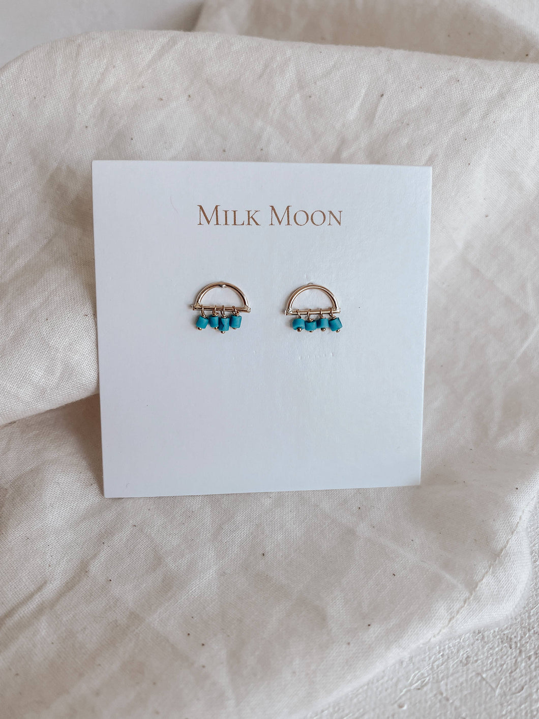 Milk Moon - Sunrise Studs