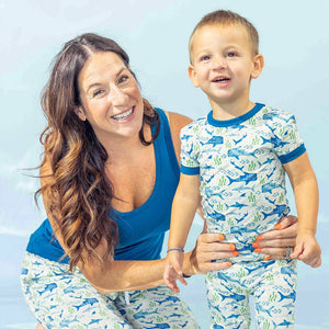 Emerson and Friends - Shark Friends Ocean Kids Bamboo Pajamas