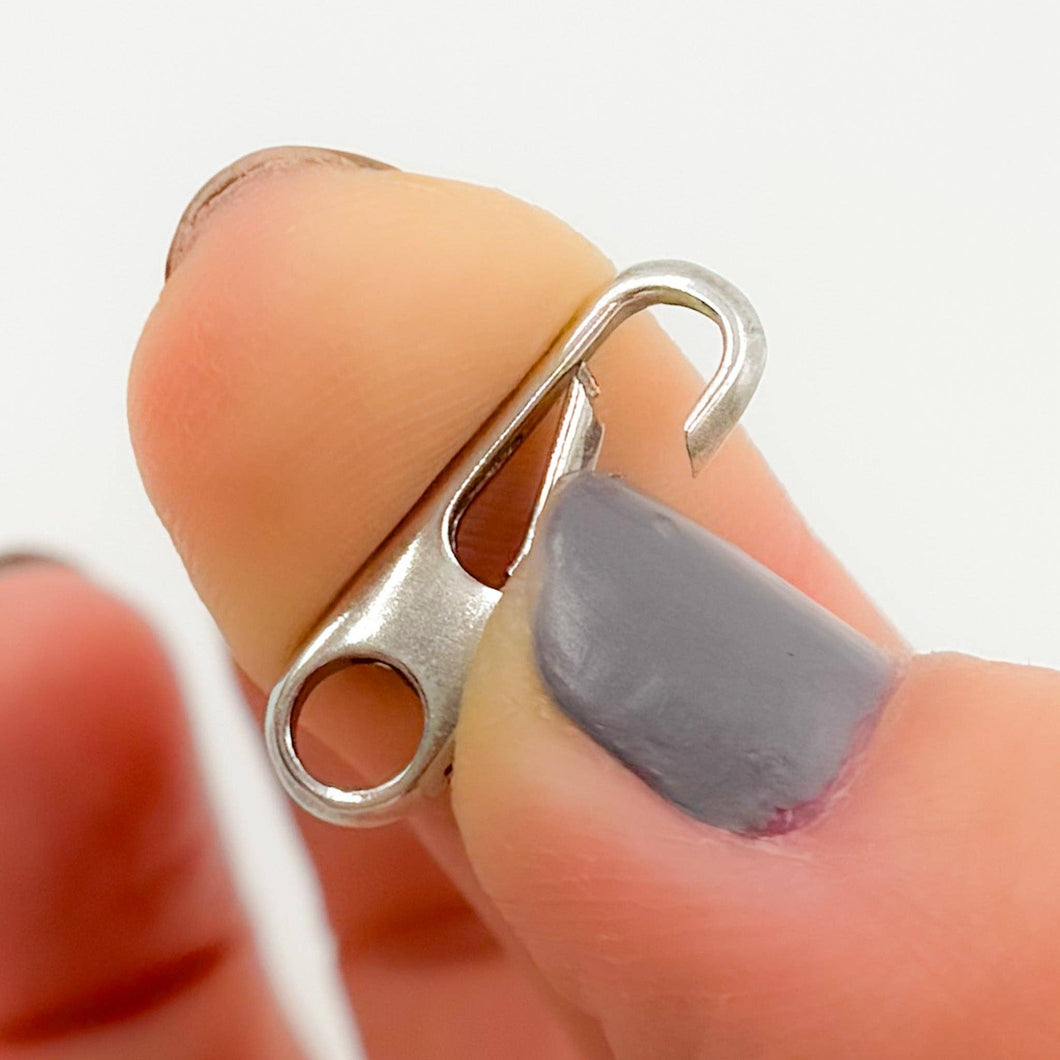 Tresor Jewelry Inc. - 20MM Oxidized Sterling Silver Oval Clasp