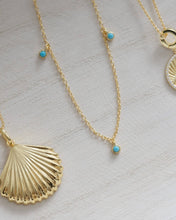 Load image into Gallery viewer, Coast and Cove - Turquoise Satellite Necklace
