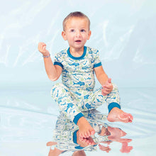 Load image into Gallery viewer, Emerson and Friends - Shark Friends Ocean Kids Bamboo Pajamas
