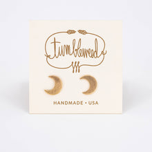 Load image into Gallery viewer, Tumbleweed - Stars &amp; Moon Studs: Sterling Silver
