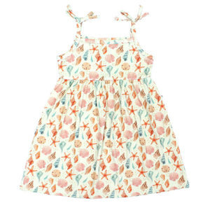 Emerson and Friends - Sandy Seashells Beachy Sundress