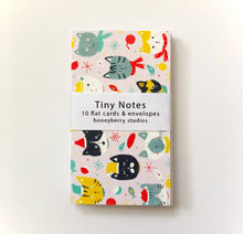 Load image into Gallery viewer, Honeyberry Studios - Winter Kitties Tiny Notes
