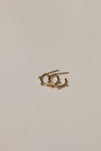 Load image into Gallery viewer, YEWŌ Collective - Small Bentu Hoops
