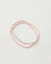 Load image into Gallery viewer, Coast and Cove - Goldie Sprinkle Beaded Bracelet- PINK

