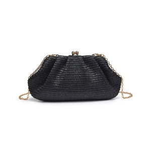 Urban Expressions - Triana Straw Frame Clutch - Natural