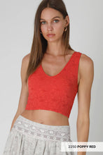 Load image into Gallery viewer, NIKIBIKI - Lace V Neck Tank Top ALL COLORS
