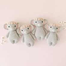 Load image into Gallery viewer, Cuddle + Kind Baby elephant- Flower Crown
