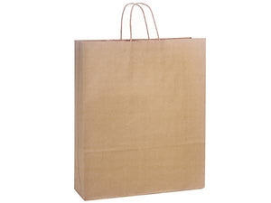 Nashville Wraps - Brown Kraft Paper Shopping Bags: 250 Pack / Rose 5.5x3.25x8.375"