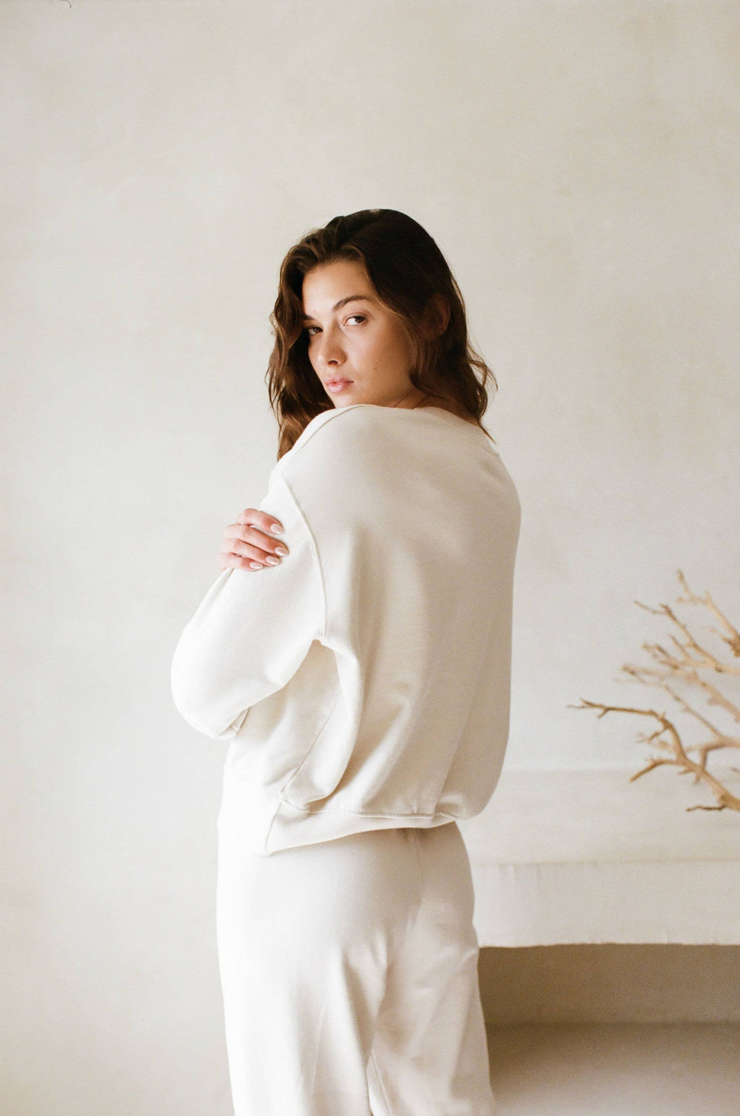 a.ren - Knit Organic Cotton Crew Neck