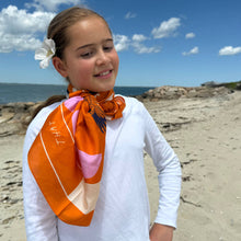 Load image into Gallery viewer, Voyager Silk - Silk Scarves - Soar &amp; Sing Scarf | Silk Habotai Scarf | Women's Bandana: 26" x 26"
