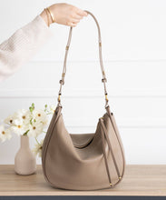 Load image into Gallery viewer, AALLYN - Marley Hobo - Leather: Biscotti

