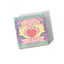 Load image into Gallery viewer, Sow the Magic - The Lovers Shower Steamer Set in Lavender Mint
