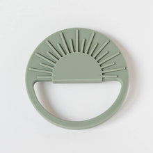Load image into Gallery viewer, Babeehive Goods - Sunburst Teething Toy - Duck Egg Blue
