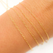 Load image into Gallery viewer, #15 Weld Magic Gold Fill Tiny Oval Chain
