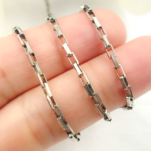 Load image into Gallery viewer, #11 Weld Magic Oxidized Sterling Silver Box Chain
