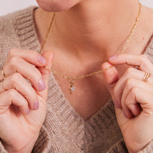 Load image into Gallery viewer, Made By Mary - Jude Charm Necklace With Link Lock
