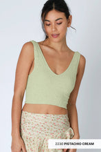 Load image into Gallery viewer, NIKIBIKI - Lace V Neck Tank Top ALL COLORS
