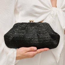 Load image into Gallery viewer, Urban Expressions - Triana Straw Frame Clutch - Natural

