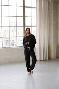 a.ren - Knit Organic Cotton Crew Neck