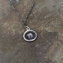 Load image into Gallery viewer, Plum and Posey - Elephant Wax Seal Necklace

