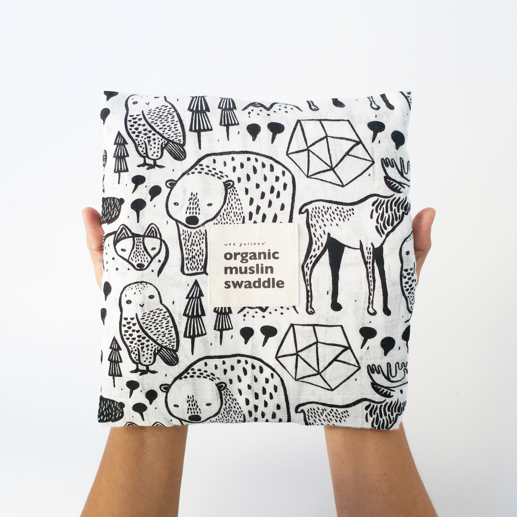 Wee Gallery - Organic Muslin Swaddle - Nordic