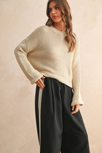 MIOU MUSE - ROUND NECK SWEATER