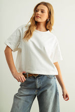 Load image into Gallery viewer, MIOU MUSE - SHORT SLEEVE LINEN KNITTED TOP
