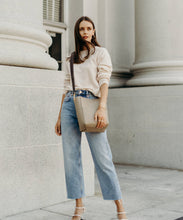 Load image into Gallery viewer, AALLYN - Jordan Bucket Bag - Tobacco/Silver

