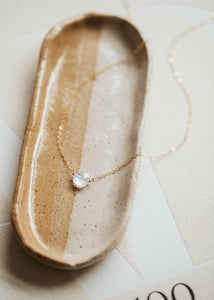 Hello Adorn - Moonstone Cushion Necklace