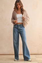 Load image into Gallery viewer, MIOU MUSE -  LIGHT WEIGHT CABLE KNITTED CARDIGAN
