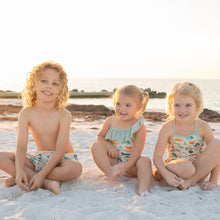 Load image into Gallery viewer, Emerson and Friends - Explore Florida Boys Swim Trunks

