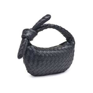 Urban Expressions - Lizbeth Woven Knot Clutch - Oatmilk