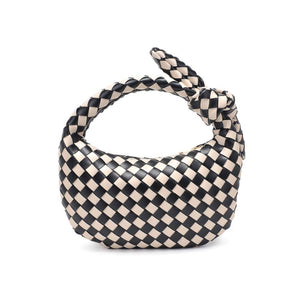 Urban Expressions - Lizbeth Woven Knot Clutch - Butter