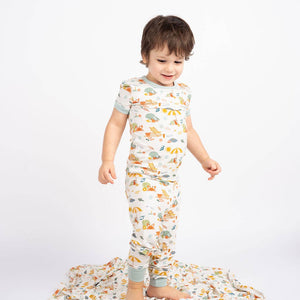 Emerson and Friends - Beach Day Summer Kids Bamboo Pajamas Set: 2T