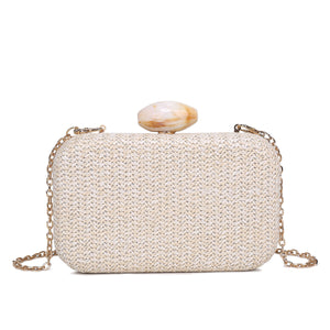 Urban Expressions - Ezra Clutch Evening Bag - Natural