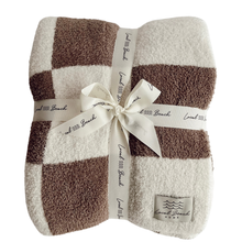 Load image into Gallery viewer, Local Beach - Checker Luxe Home Blanket
