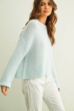Load image into Gallery viewer, MIOU MUSE - YELLOW ROUND NECK KNITTED SWEATER
