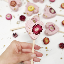 Load image into Gallery viewer, Sow the Magic - Blooming Love Sweet Heart Bath Clay Pop
