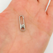 Load image into Gallery viewer, Tresor Jewelry Inc. - 20MM Oxidized Sterling Silver Oval Clasp
