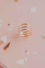 Load image into Gallery viewer, Hello Adorn - Triple Wrap Ring - 14k Gold Fill

