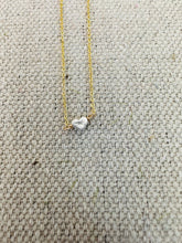 Load image into Gallery viewer, Notions of Lovely - Pixie Heart Necklace - 14k Gold Fill &amp; Fine Silver: 16”
