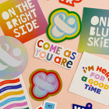 Load image into Gallery viewer, Ampersand Design Studio - Colorblock Love Sticker
