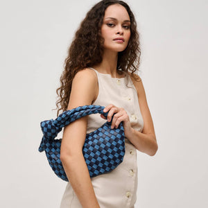 Urban Expressions - Lizbeth Woven Knot Clutch - Oatmilk