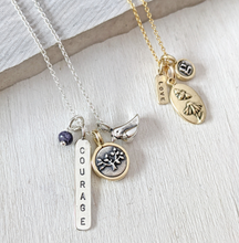 Load image into Gallery viewer, Marmalade Jewellery - Teeny Gemstone: Pink Opal / Gold filled
