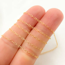 Load image into Gallery viewer, #15 Weld Magic Gold Fill Tiny Oval Chain
