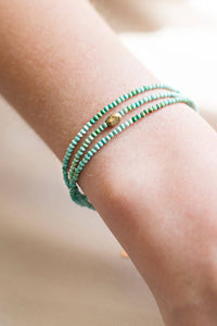 Mickey Lynn - Turquoise Wrap Bracelet