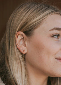 Hello Adorn - TINY Heart Studs Sterling Silver
