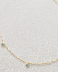 Coast and Cove - Turquoise Satellite Necklace